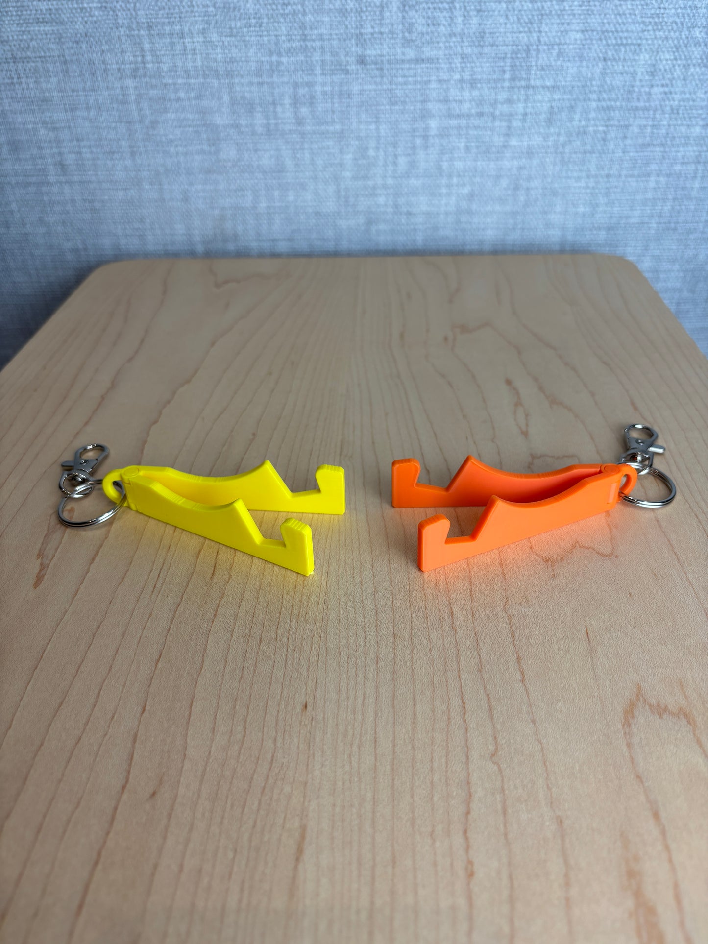 Folding Phone Stand Keyring - Trackside Joinery