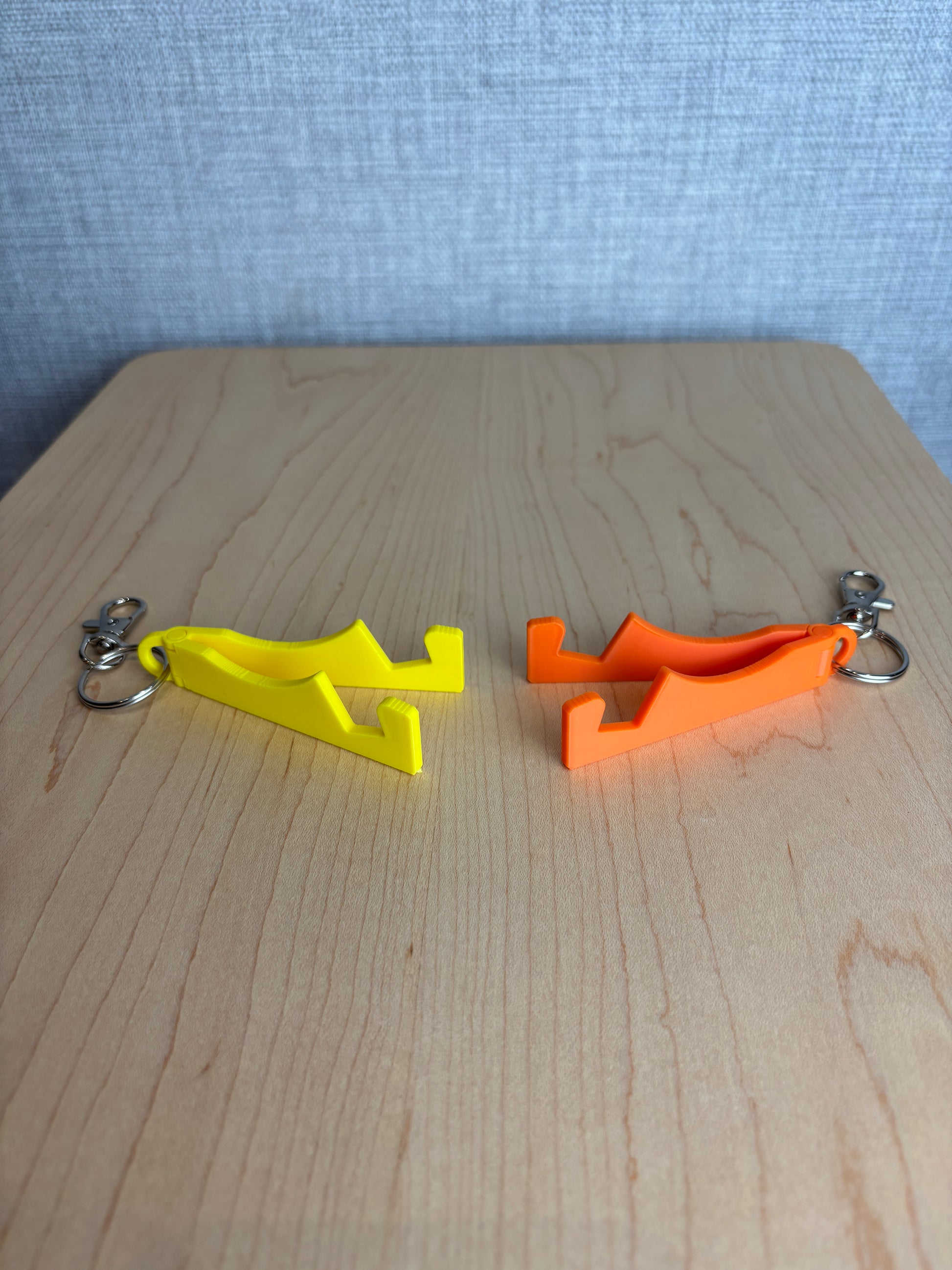 Folding Phone Stand Keyring - Trackside Joinery
