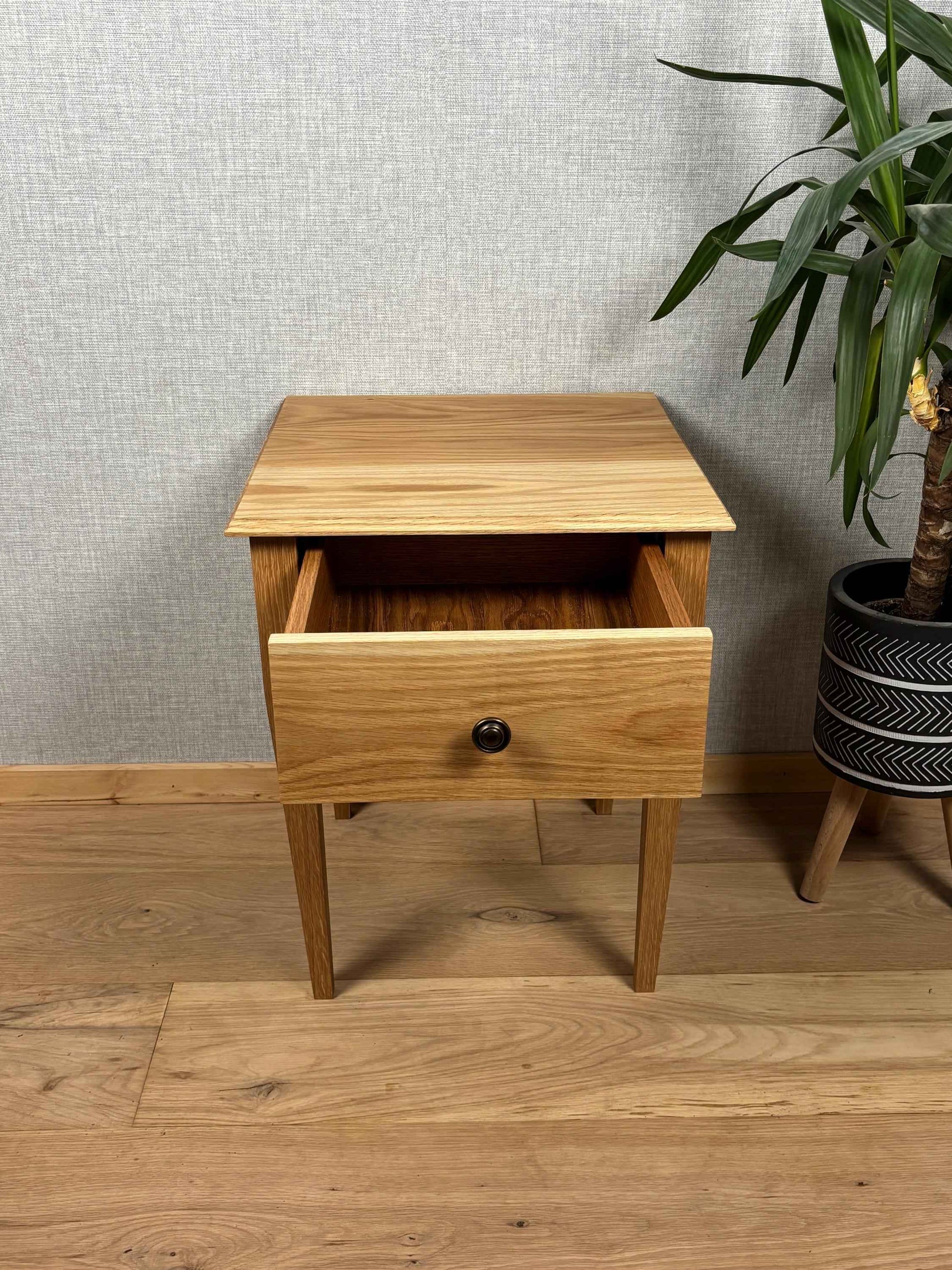 Oak Table with Draw