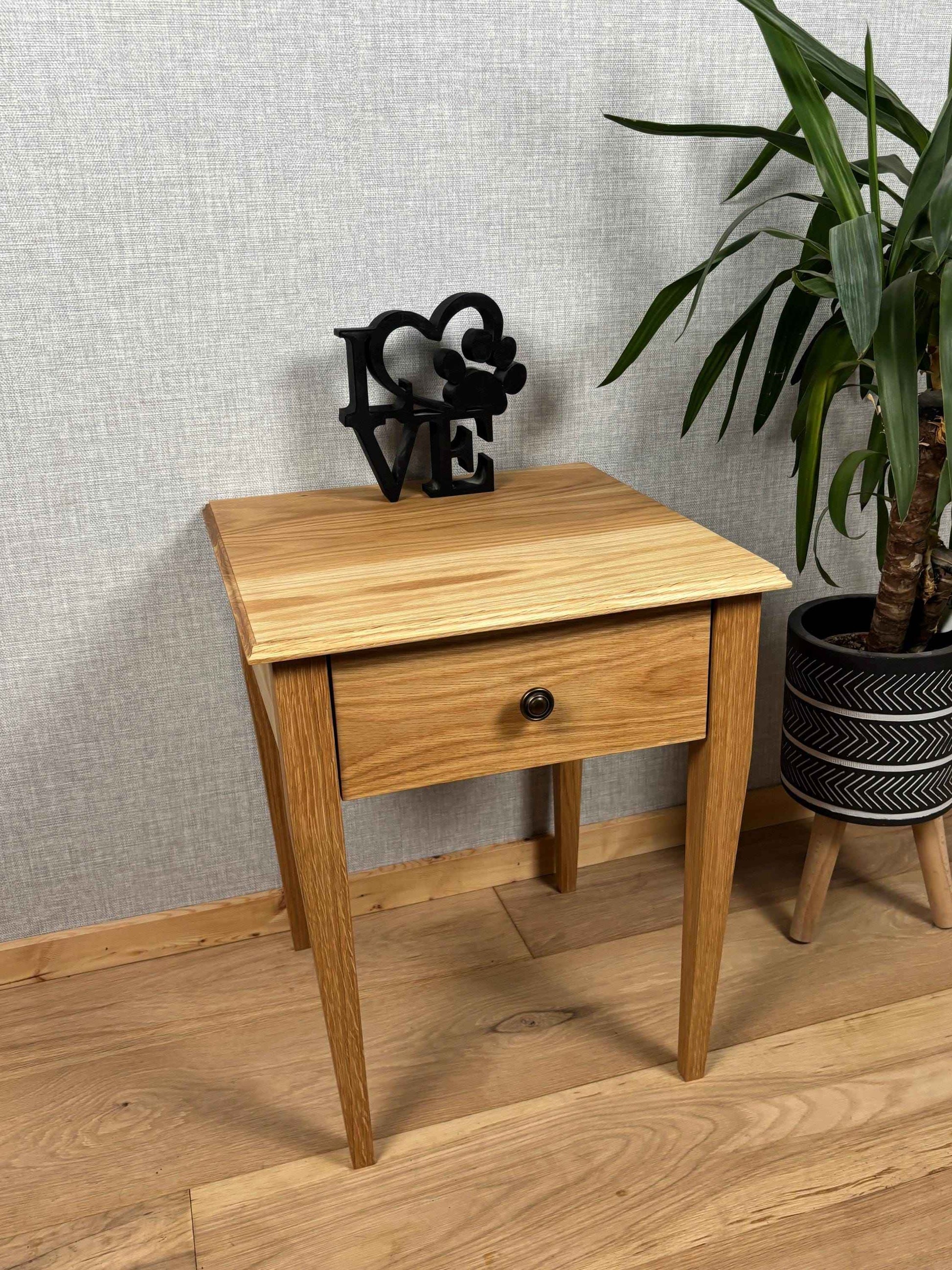 Oak Table with Draw