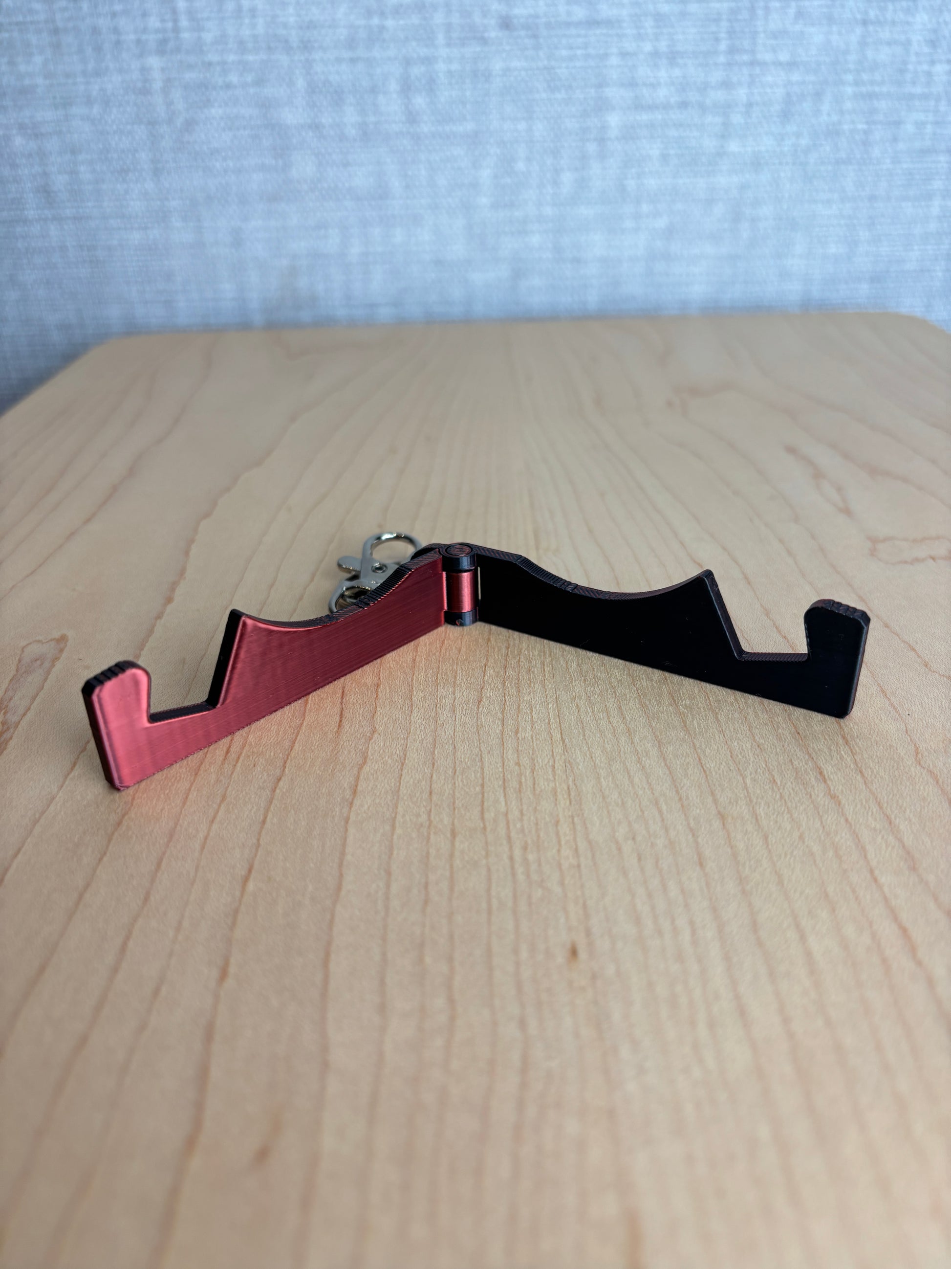 Folding Phone Stand Keyring - Trackside Joinery