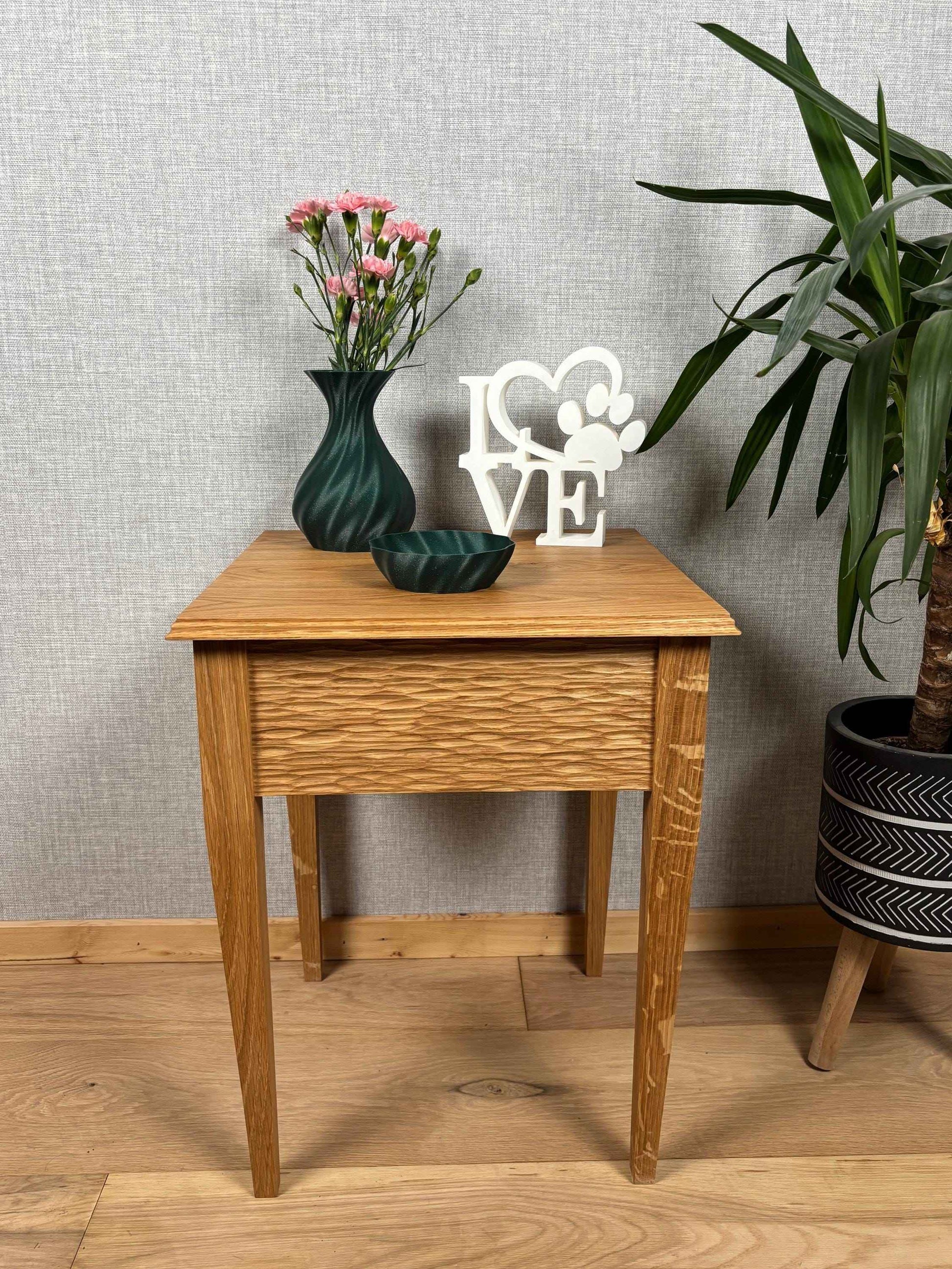 Textured Oak Table