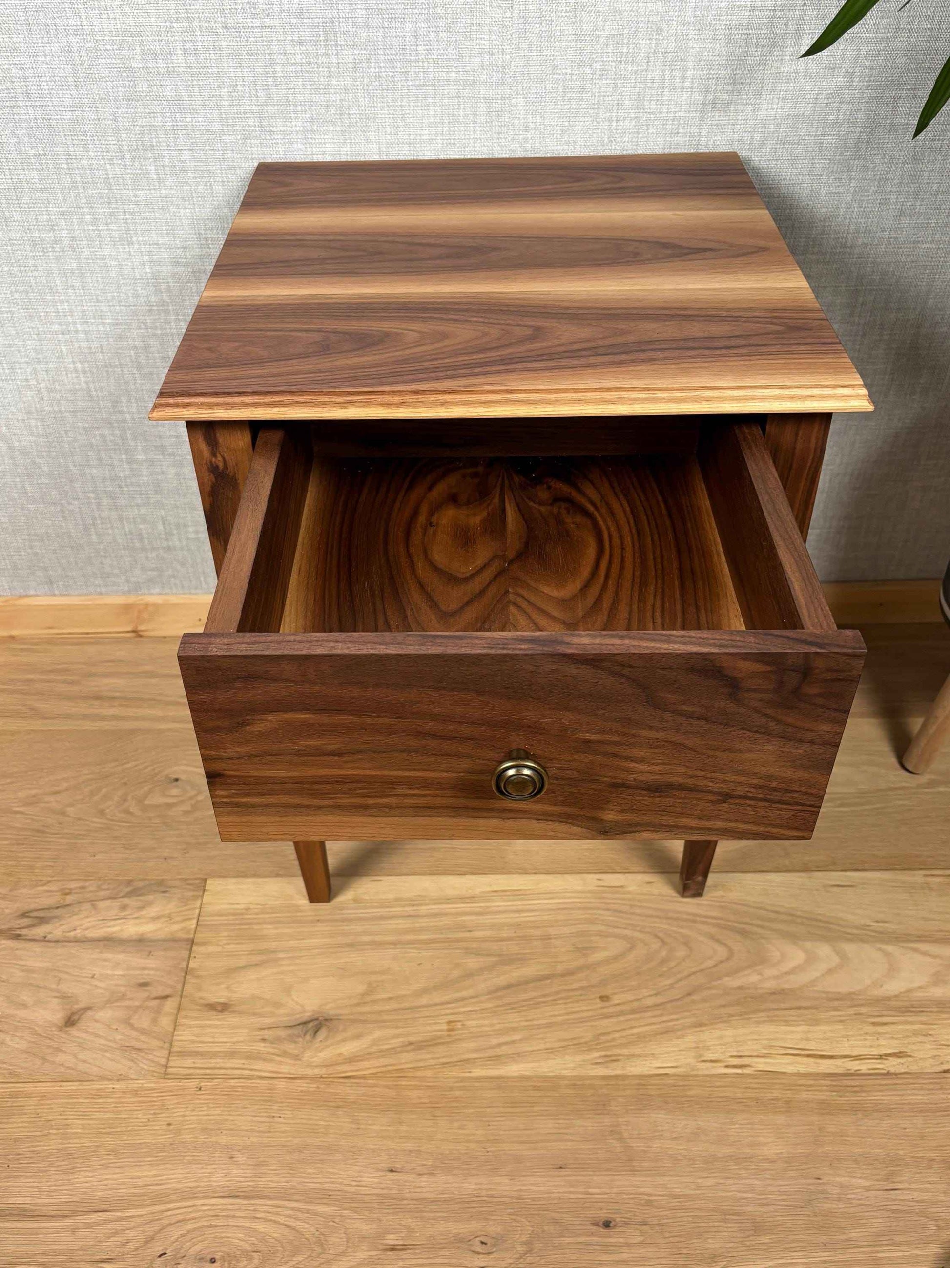 Walnut Table with Draw