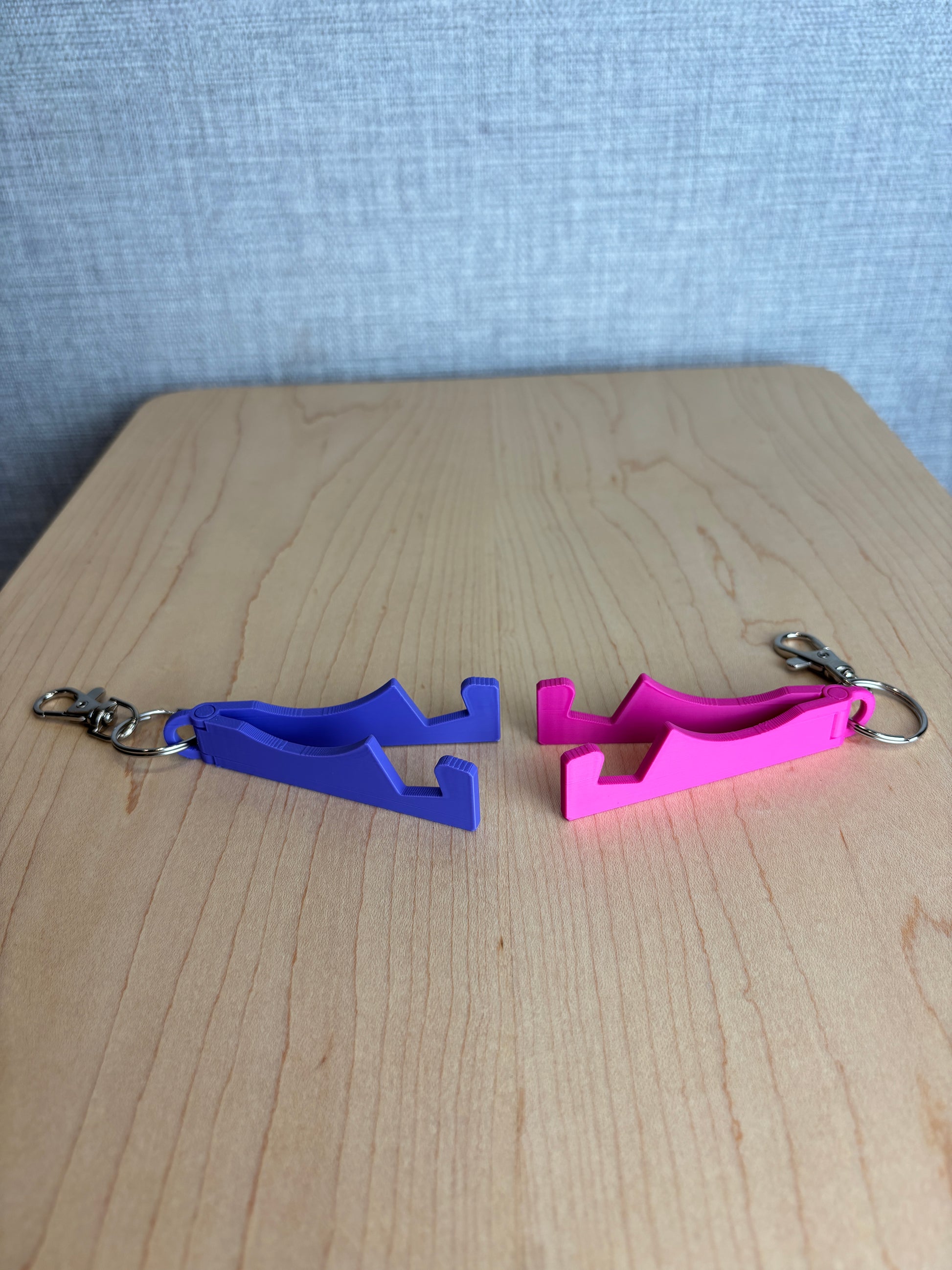 Folding Phone Stand Keyring - Trackside Joinery