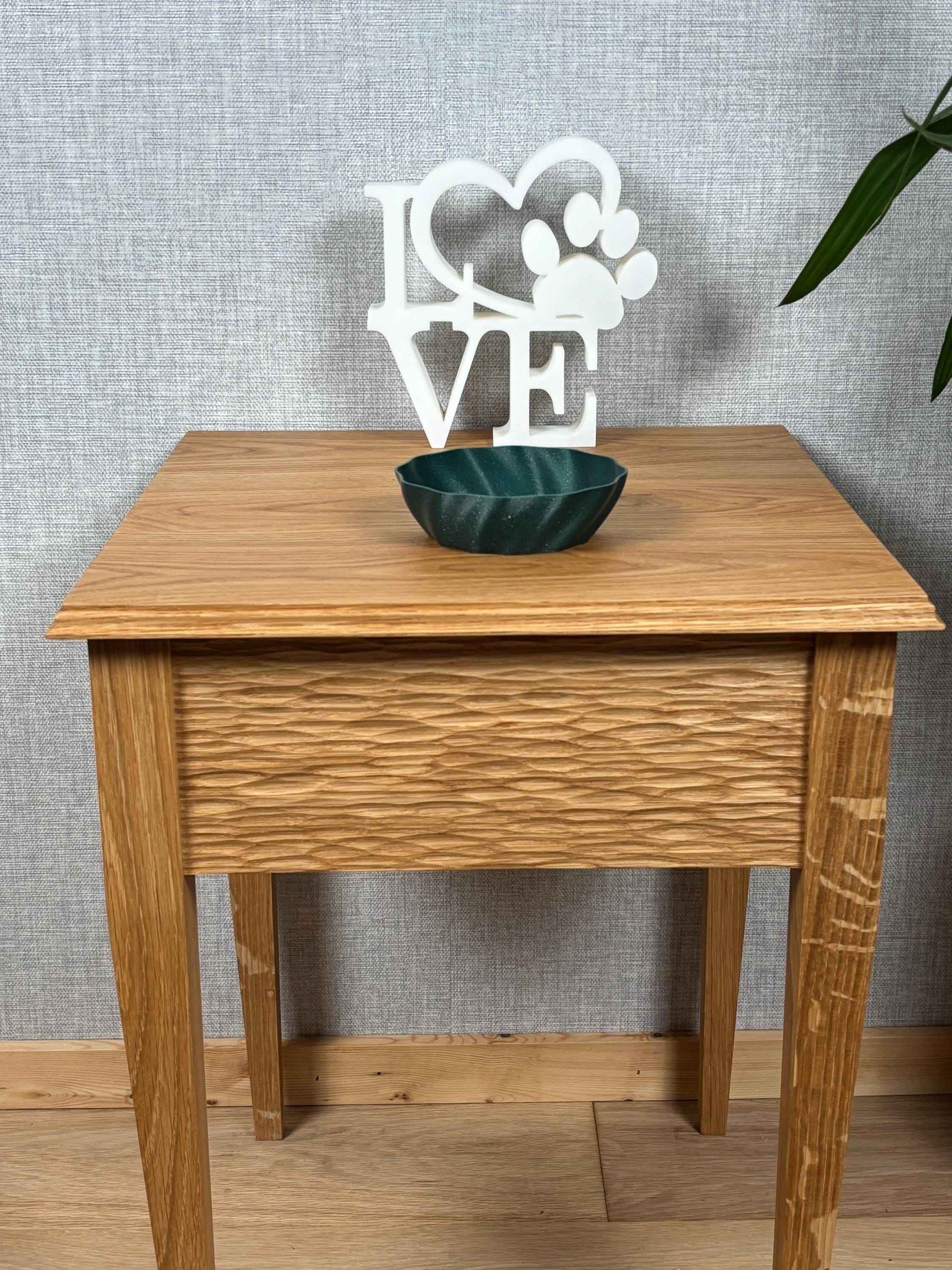 Textured Oak Table