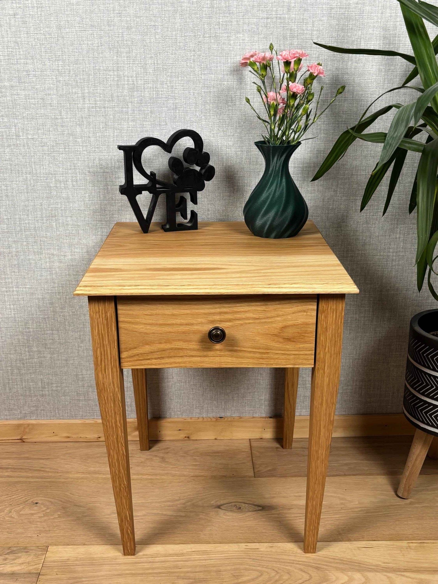 Oak Table with Draw
