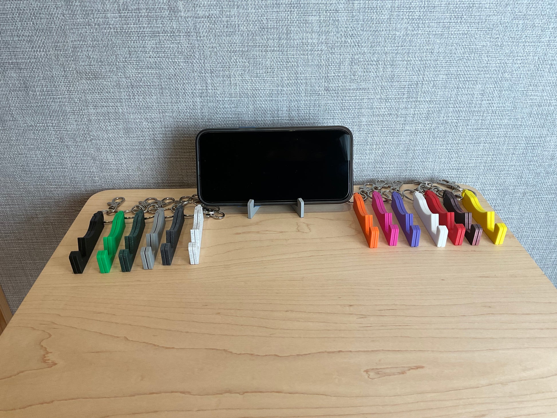 Folding Phone Stand Keyring - Trackside Joinery