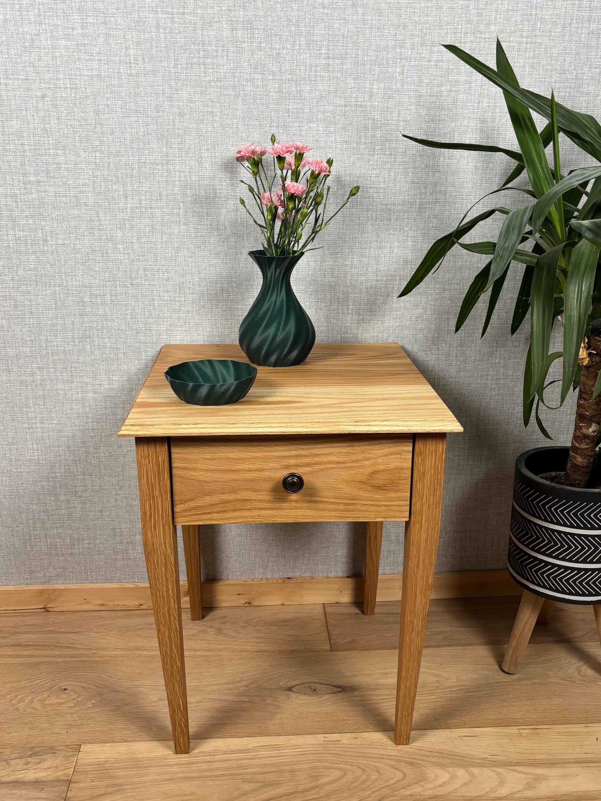 Oak Table with Draw