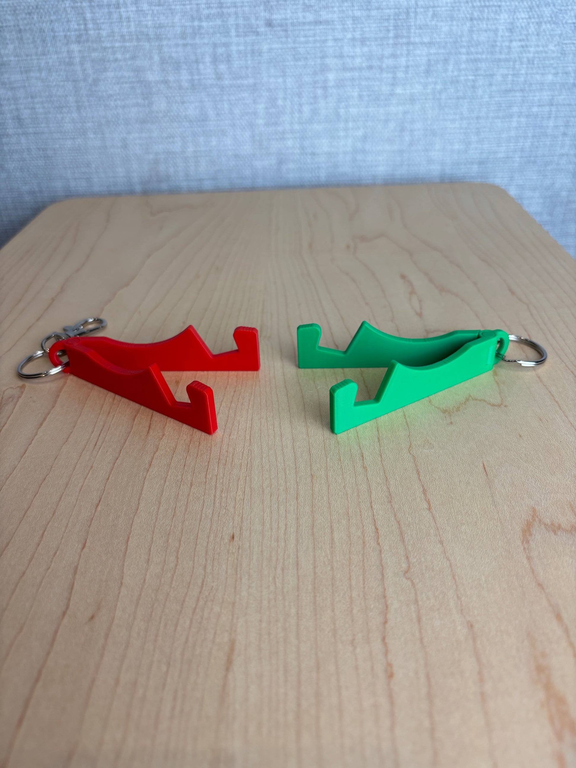 Folding Phone Stand Keyring - Trackside Joinery