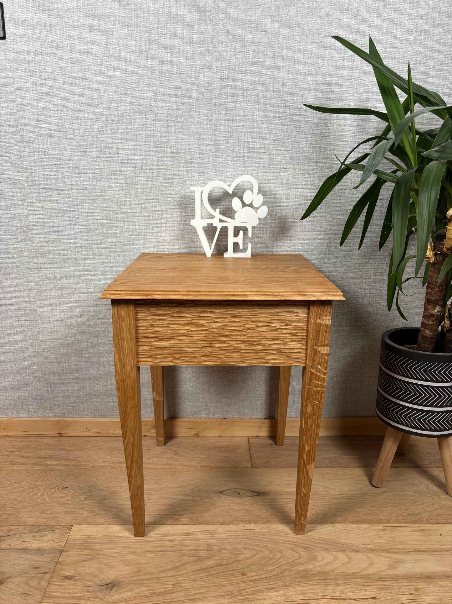Textured Oak Table