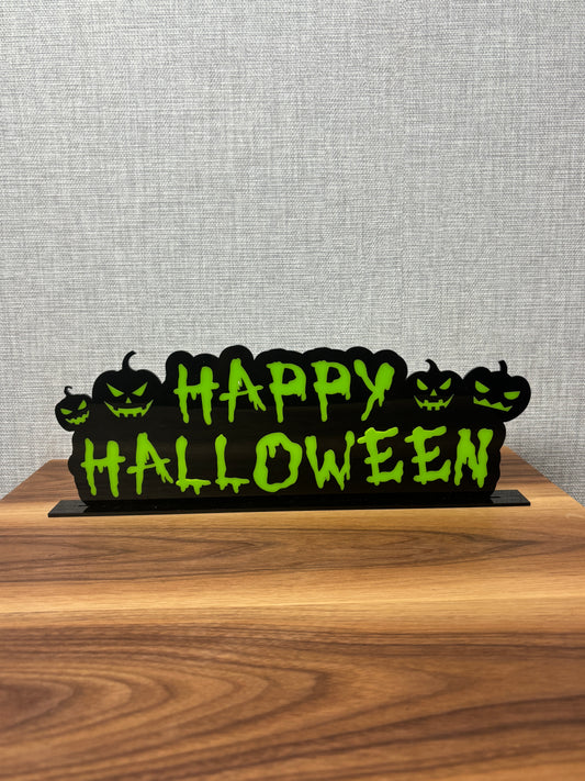 Happy Halloween Sign - Trackside Joinery